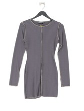 Missy Empire Bodycon Midi Dress UK8 in Grey