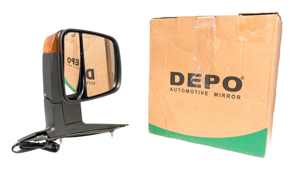 Espejo retrovisor lateral derecho Depo 2008-17 GMC Chevy con indicador de señal de giro 335-5429L3EFH2 Foto 2 de 4