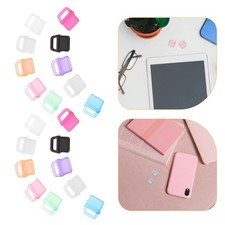 50 Pcs Plastic Dust-proof Plug Cover Charging Port Protector Cap