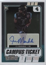 2021 Contenders Draft Picks College Campus Ticket 47/99 CJ Marable #320 Auto 0c2
