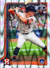 2025 Topps Chrome #294 Zach Dezenzo RayWave Refractors