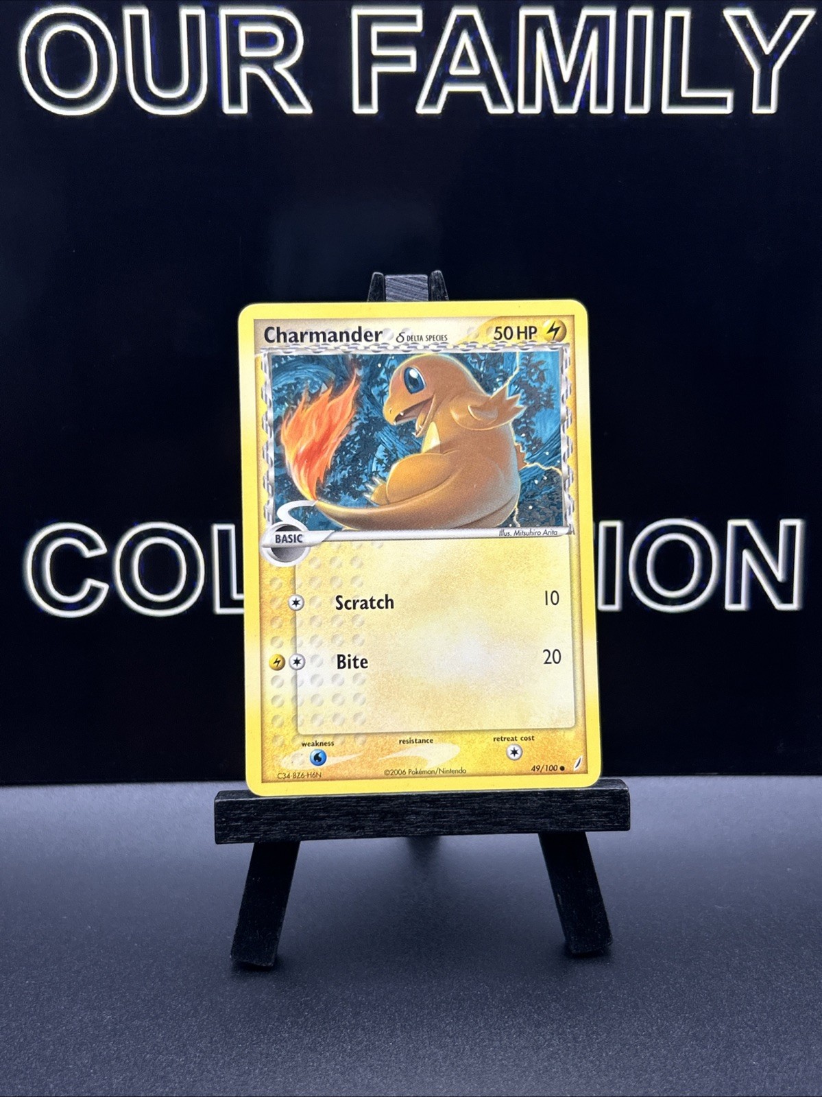 Charmander 49/100 Regular Crystal Guardians 2006 Pokemon Card