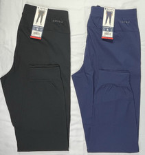 SOYBU Men's MEDIUM Lot of 2 Lightweight 95% Nylon Black & Blue Joggers NWT