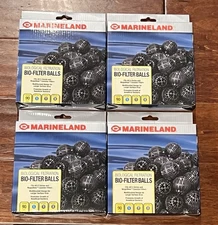 Lot Of 4 Marineland Bio-Filter Balls C-Series Canister Filters Rite-Size S 90 CT