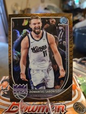 2025-26 BOWMAN BCV-129 DOMANTAS SABONIS CHROME-REPTILIAN REFRACTOR KINGS SP
