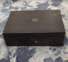 Brown Wooden Sewing Box with Compartments, Sewing Tools  Accessories