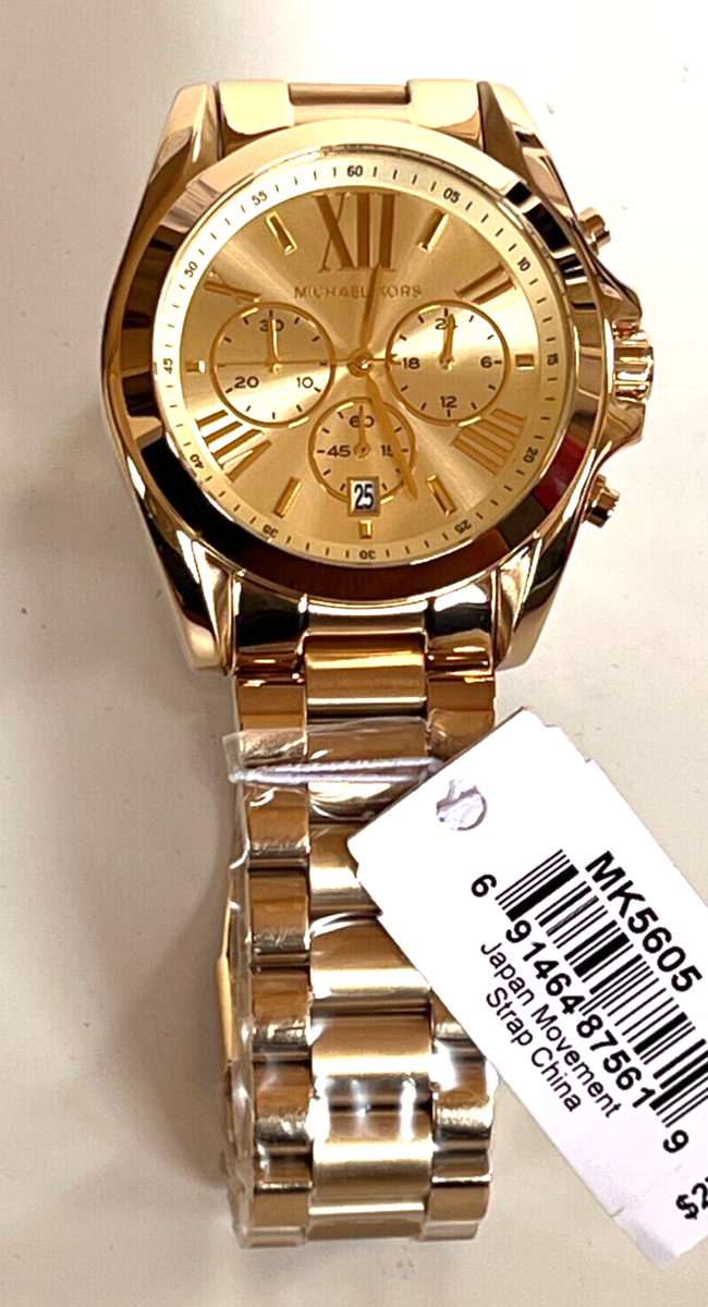 Michael Kors MK5605 Unisex Chronograph 40mm Case Gold Analog