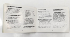 WrestleMania Hulk Hogan Wrestling WWE WWF Nintendo NES istruzioni SOLO MANUALE