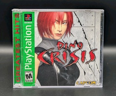 Dino Crisis PlayStation 1 PS1 Greatest Hits Variant With Registration Card