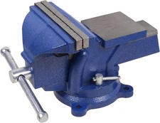 6" Heavy Duty Bench Vise, Pipe Vise Vices with 6 Inch, Blue-6 Inch 
