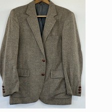 VTG Farah Wool Tweed Blazer Sports Coat Men's 41 Reg