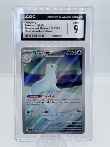 Dewgong graded CGC 9 for sale on eBay