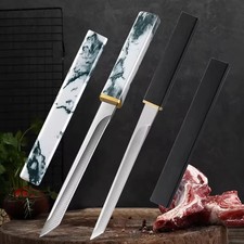 Tanto Knife Fixed Blade Pocket Hunting Survival Camp Tactical Stainless Steel
