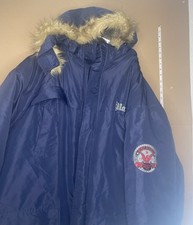 Makaveli Branded Tupac Shakur Coat Navy Blue Puffer Streetwear Parka 3XL