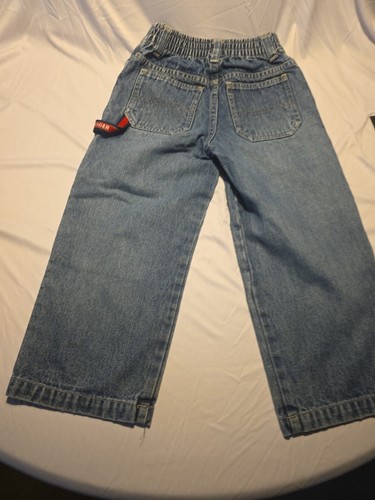 Vintage 90s 4T Kids Boys Girls Tommy Hilfiger Carpenter Cargo Pocket Jeans Sz 4 - Picture 5 of 7