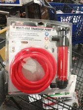 Performance Tool Piston Action Metal 10.6 in. Fluid Transfer Pump,  1095