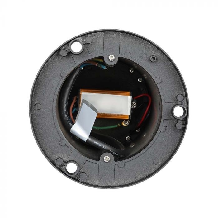 V-TAC VT-820 lampada led da giardino 10W fissaggio a terra 80cm nero IP65 bianco foto 3