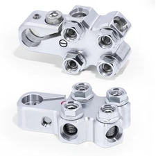 8-Way Battery Terminal Connectors Lead Acid Post Clamps Positive Negative