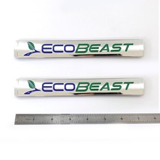 2x Ecobeast Emblem fits SUV F150 ECOBOOST Chrome 2011-2018 BL3Z-9942528-E