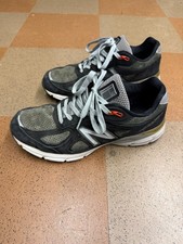 New Balance 990v4 Black/Olive/Orange - Size 9 Men
