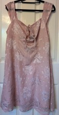 Cider Floral Pale Pink Dress XL/ UK 14