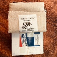 1999-P & D Connecticut State Quarters In US Mint Sealed $25 Bags.