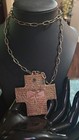 Vintage "Zacchaeus in  Tree," Pendant Necklace, Bronze/High-Relief, Estate Piece — photo 6