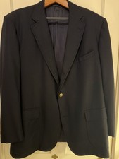 Luxury Brooks Brothers Loro Piana Super 130  s Wool Blazer Sport JacketMen  s 52 L