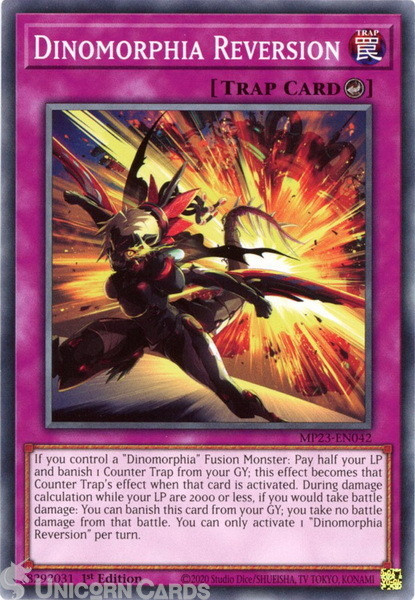MP23-EN042 Dinomorphia Reversion :: Common 1st Edition YuGiOh Card