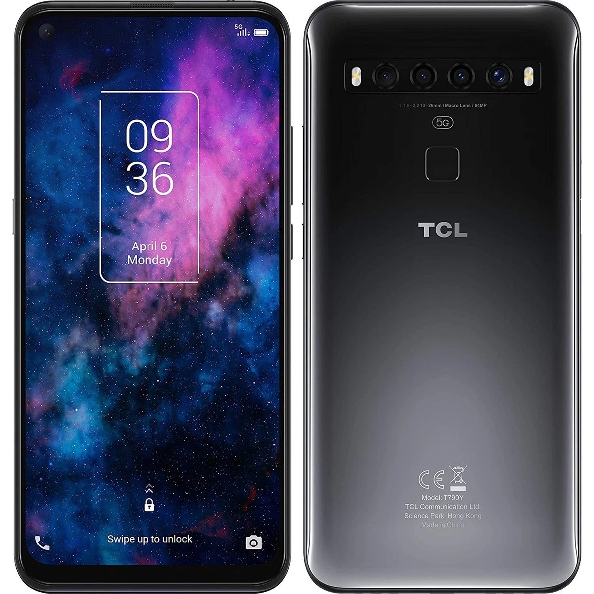 【TCL】10 5G  [Mercury Gray] TCL 10 5G Mercury Grey 128GB + 6GB Single-SIM Factory Unlocked GSM