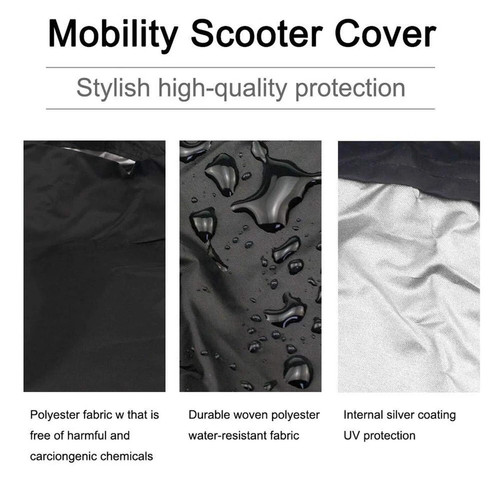 Mobility Scooter Storage Cover Waterproof Wheelchair Storage Cover for Travel... - Picture 4 of 7