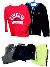 Boys Size 4 Mixed Brands Clothing Lot Of 6 Jacket Fleece Pants Long Sleeve Shirt