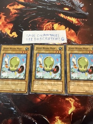 3x Jerry Beans Man Playset Gemischte Sets/Edition/Rarität YuGiOh! Karten - siehe Beschreibung! 