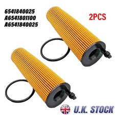 2PC Oil Filter for Mercedes 6541840025 A6541801100 A6541840025