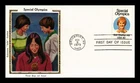 US COVER SPECIAL OLYMPICS FIRST DAY ISSUE COLORANO SILK CACHET