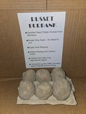 Russet Burbank Certified Seed Potatoes -- 2026 Garden Ready