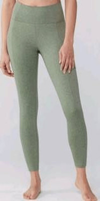 REI Co-op Take Your Time Olive Green Textured Leggings Medium Gorpcore Hiking