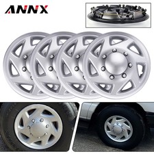 Set Of 4 New Hubcaps For Ford Van 1998-2023 Premium 16-inch Heavy Duty Snap-on