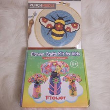 DIY Flower Craft Kit  Punch Needle Kit NEW BUNDLE/R2S1