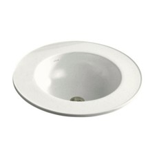 KOHLER K-2282-0 Camber Self-Rimming Bathroom Sink, White