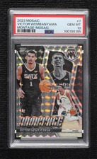 2023-24 Panini Mosaic Montage Prizm Victor Wembanyama #7 PSA 10 GEM MT Rookie RC