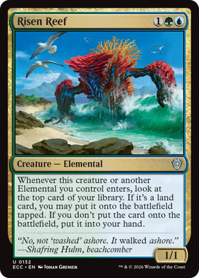 Risen Reef x1 - Commander: Lorwyn Eclipsed - NM-Mint, English - Commander: Lorwy