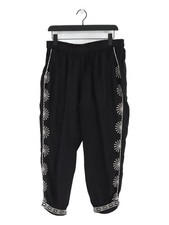 Johnny Was Damen Hose L schwarz andere mit Polyester, Rayon Tapered Cropped