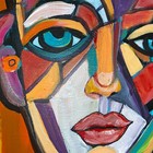 Abstract “Non-binary”, 11”x14”, Acrylic/canvas, Handmade, COA, Signed By Artist — photo 7