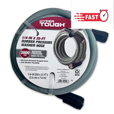 #ad #ad Hyper Tough Pressure Washer Hose 1 4quot; x 25#x27; with M22 Fittings Superior PW Hose $44.17