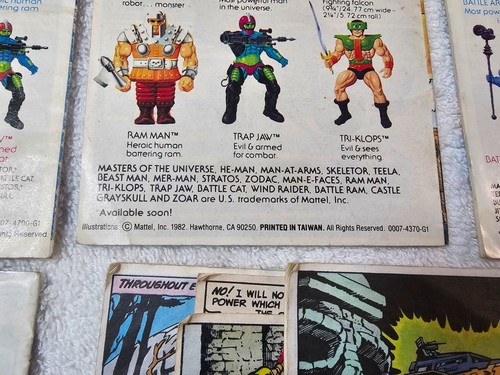 1982-86 He-Man MOTU Mini Comic Lot (27) | 23 Complete + 4 Coverless + Extras VG - Picture 18 of 22