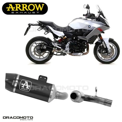 Pot échappement BMW F 900 XR 2024 ARROW ALU Noir CC INDY RACE - Photo 1/4