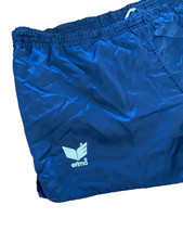 ERIMA Vintage Nylon Glanz Shorts Gr. L D7 blau Sprinter Shiny 90s Gay 55