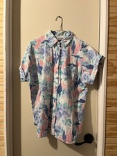 Late 1980s or early 90s watercolor floral blo...