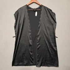 Victoria’s Secret Short Robe Sleeveless Black Size Small